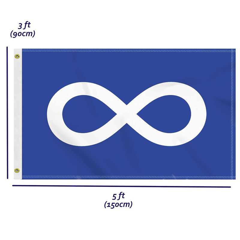 3×5 FT Metis Flag, Large 100D Native First Nation Outdoor