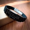Developer Savior Gift: Funny Glide lock Clasp Silicone Adjustable Black