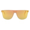 FEISEDY Flat Top Sunglasses for Women Men Trendy Square Frame