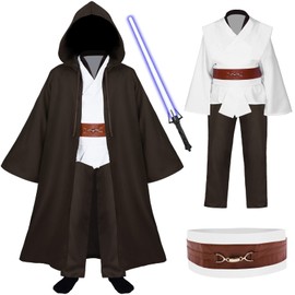 Knight Cos Suit Costume for Kids - Luke Skywalker Inspired Outfit with Mandalorian Touch