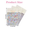 GEEHUA 3Pcs 3D Flower Nail Art Stickers, Self-Adhesive Floral Nail