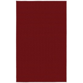 Garland Rug Medallion 3' x 5' Chili Pepper Red Non Slip Area Rug- Ideal for Living Rooms & Hallways, Stylish & Durable for High-Traffic Areas