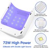 72W Professional UV Light for Nails | Rechargeable Cordless UV