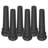 6pcs Ebony Acoustic Guitar Pins Pegs Guitar Parts Replacement Tool
