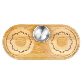 Daiilg Bamboo Barkeepers Salt Box Sugar Rimmer Cocktail Salt Shaker for Bar,Home Bar Accessories for Seasoning