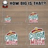 Chinga La Migra Sticker or Magnet Feminist Pride Green and