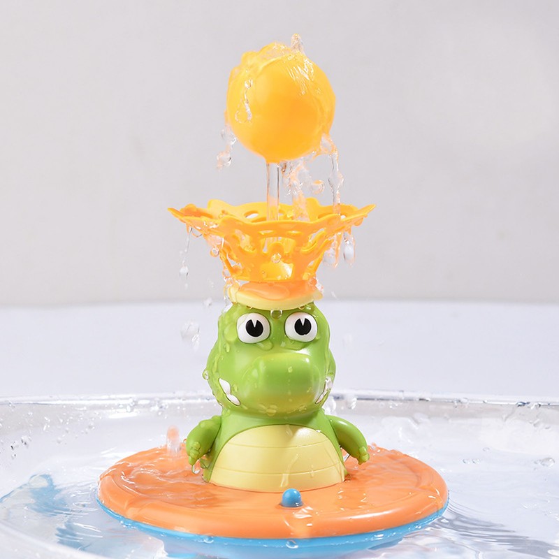Water Spray Crocodilian 5 Modes Colorful Fountain Crocodilian Shape Baby