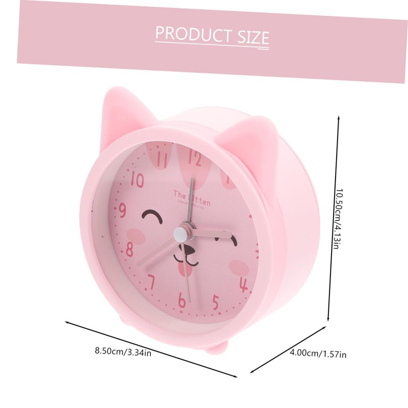 Alipis Hatch Alarm Clock Sunlight Alarm Small Desk Clock Cartoon