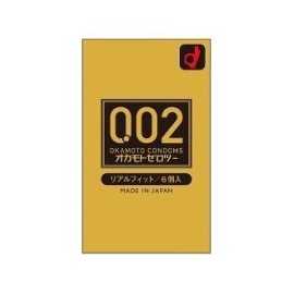 Okamoto Zero Two Real Fit 6 Pieces x 5