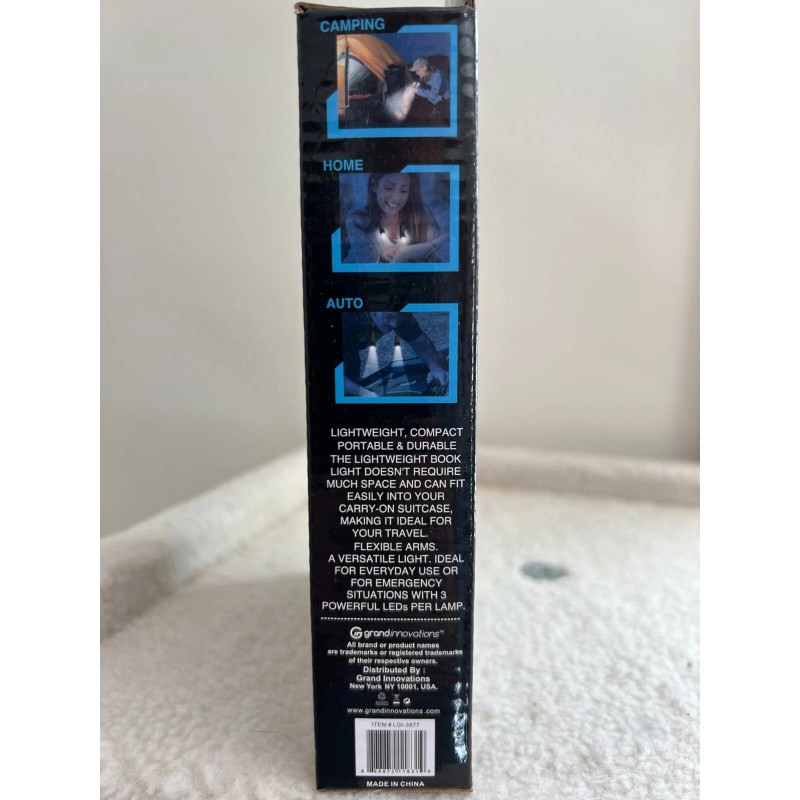 grand innovations Flexible 35" Wrap Dual Head LED Lights, Neck