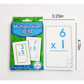 KL 2 Boxes Multiplication & Division Double Sided Print Flash Cards Learning Cards