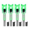 DEEPOWER Crossbow Lighted Nock with ON/Off Switch 4 Pack with