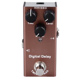 Electric Guitar Effect Pedal Single Type Accurate Adjustment Aluminum Alloy Portable Mini Effect Pedal Digital Delay(08)