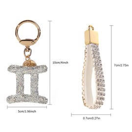 Unistybag Cute Keychains for Women Bling Keychain Car Key Accessories Crystal Key Chains for Girls Gifts
