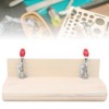 HandStitched Sewing Horizontal Leathercraft Wooden Table Clamp Stitching Tool for