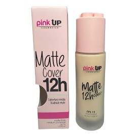Maquillaje Liquido Matte Cover 12 Horas Pink Up