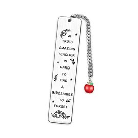 Thank You Teacher Bookmark Gifts from Students Graduation Retirement Gifts for Teachers Birthday Gifts for Professor Supervisor Instructors Principal Appreciation Gift