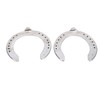 4pcs Horseshoes Aluminum Alloy Light Weight Reliable Practical Horse Riding