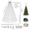 aneeway Christmas Tree Lights Cold White, 400LED 2m 16 Strands