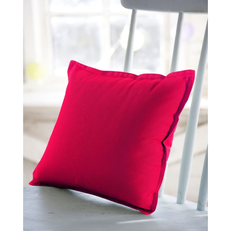 Adam Home Set of 4 Cotton Cushion Covers 16x16 Square