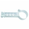 Field Guardian Pipe Clamp Insulator, White