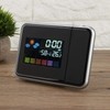 Projection Alarm Clock,Digital LED Weather Forecast Projector Calendar Humidity Display