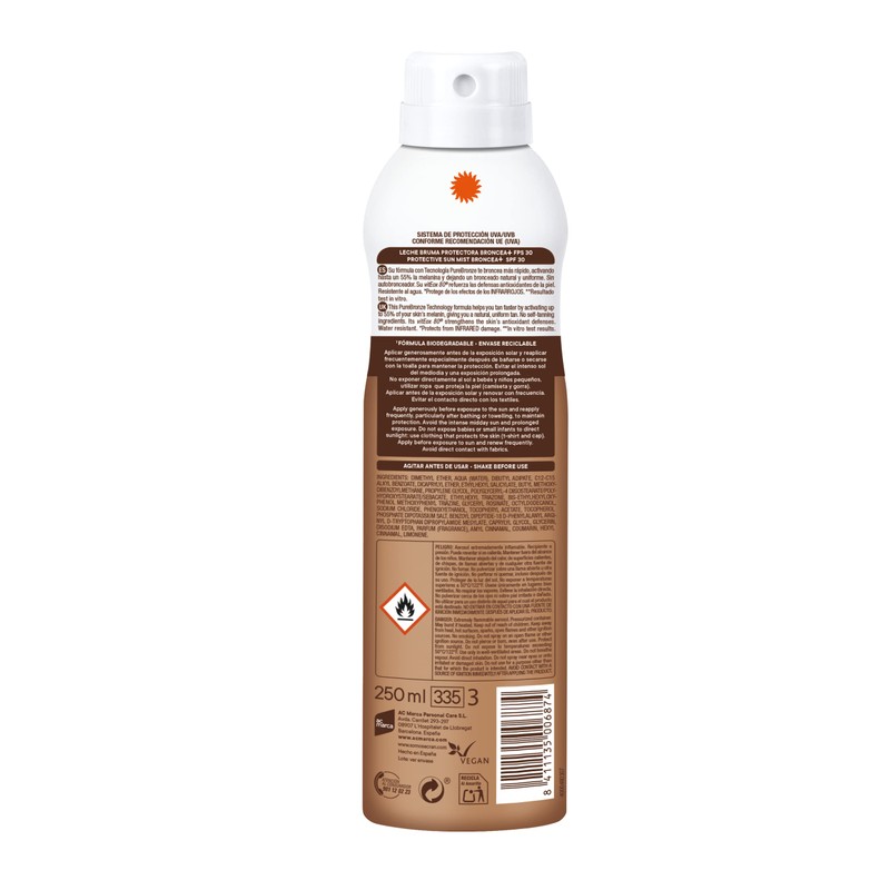 ECRAN Sunnique Broncea+ Mist Protect SPF30 250 ml