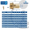 tecuro Hose Nozzle (Suction Cup) – Brass-Untreated