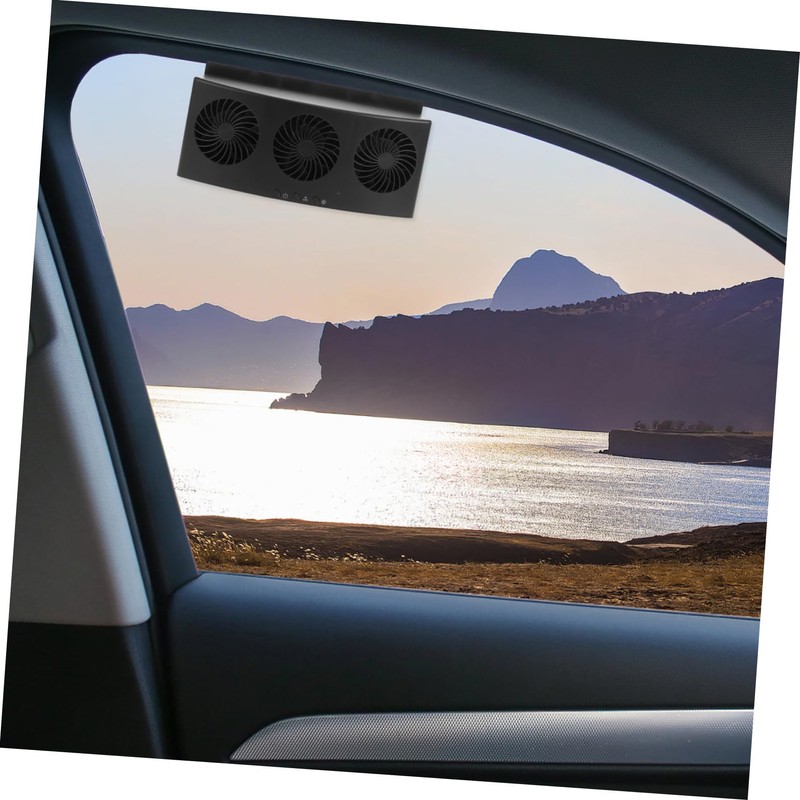 SHINEOFI Car Exhaust Fan Air Circulation Radiator Fan for Vehicle