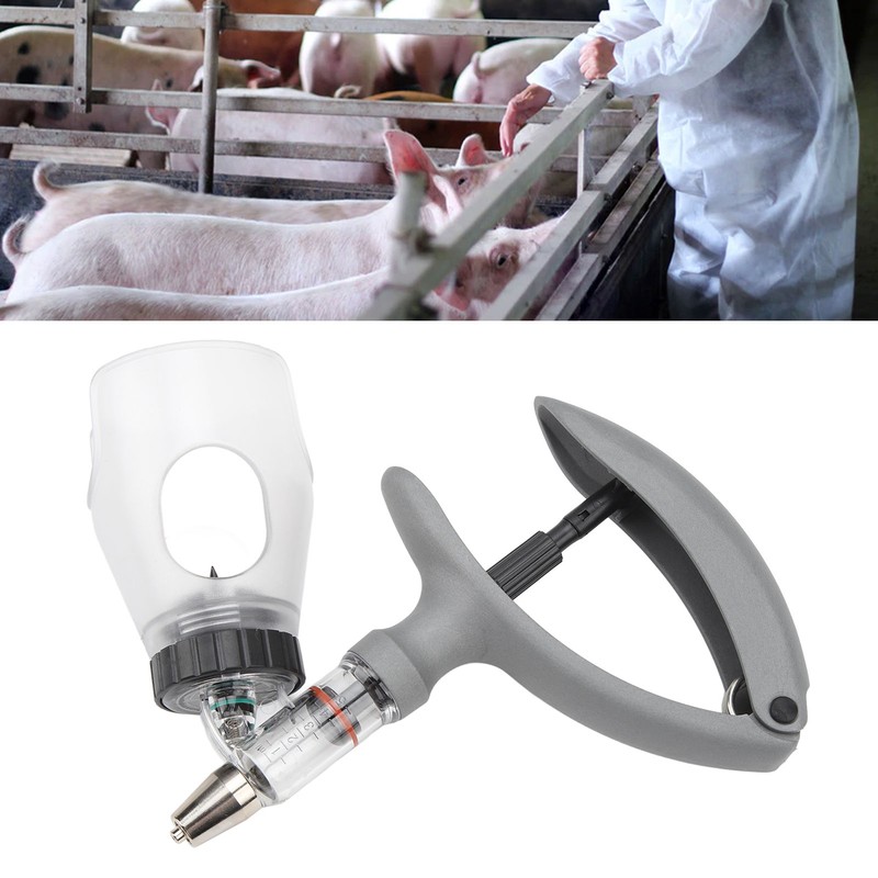 Animal Injector Livestock Syringe Automatic Adjustable Continuous Syringe Veterinary Vaccine