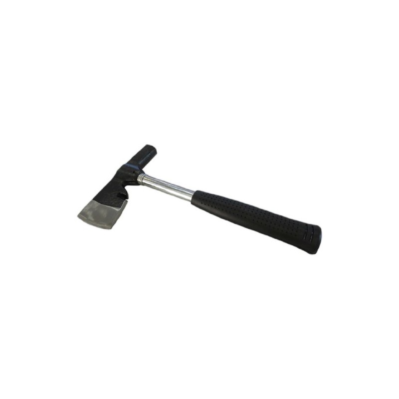 Plaster Hatchet Black with Steel Tube Handle Painted Blade TÜV