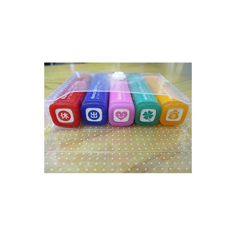 Friction Stamp Disappears, Recommended 5 Pieces + Case Set (Dot