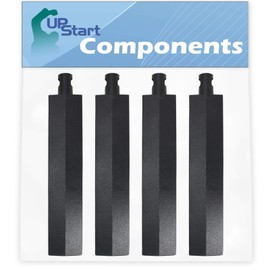 UpStart Components 4-Pack BBQ Gas Grill Tube Burner Replacement Parts for Barbeques Galore (Turbo) STS 720-0057-4B - Compatible Barbeque Cast Iron Pipe Burners 15 3/4"