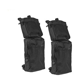 Verve Jelly ATV Beach Cars Storage Bag, 2 Pieces 600D Oxford Cargo Tank Bags, Trailer Hanging Bag Bag, Waterproof Saddle Bag for ATV Fenders, Snowmobiles