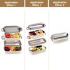 JUBOSYCZ Stainless Steel Bento Box for Adults&Kids,Japanese Leakproof Lunch Box