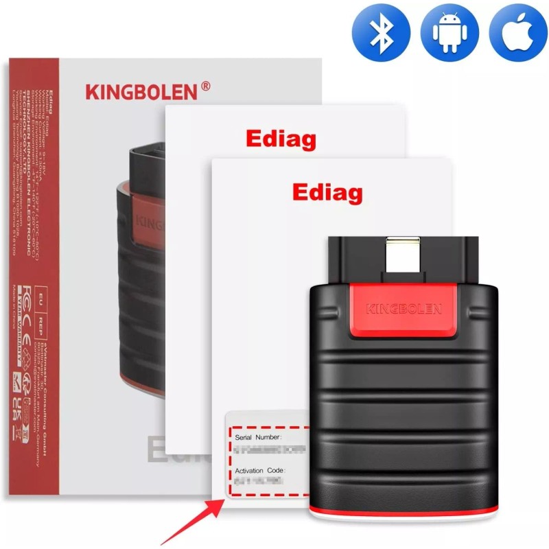 KINGBOLEN New KINGBOLEN Ediag Bidirectional OBD2 Scanner Car Diagnostic Tool