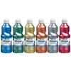 Prang Power Metallic Set Tempera Paint, 6 per
