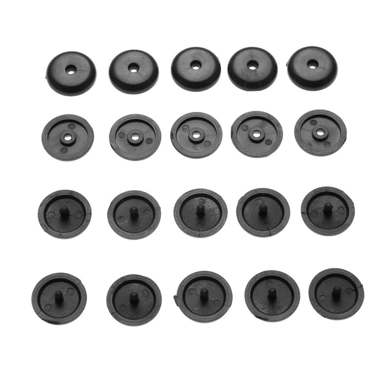 Locking Buttons, 50 Pairs (50 Male and 50 Female) Stop
