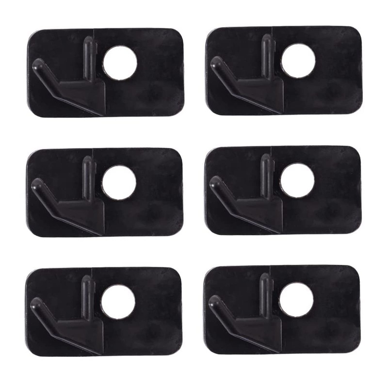 SOPOGER 6pcs Plastic Arrow Rest Black Recurve Bow Arrow Rest