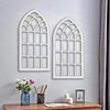 Sintosin Large Farmhouse Arched Window Frame Wall Decor 44 X
