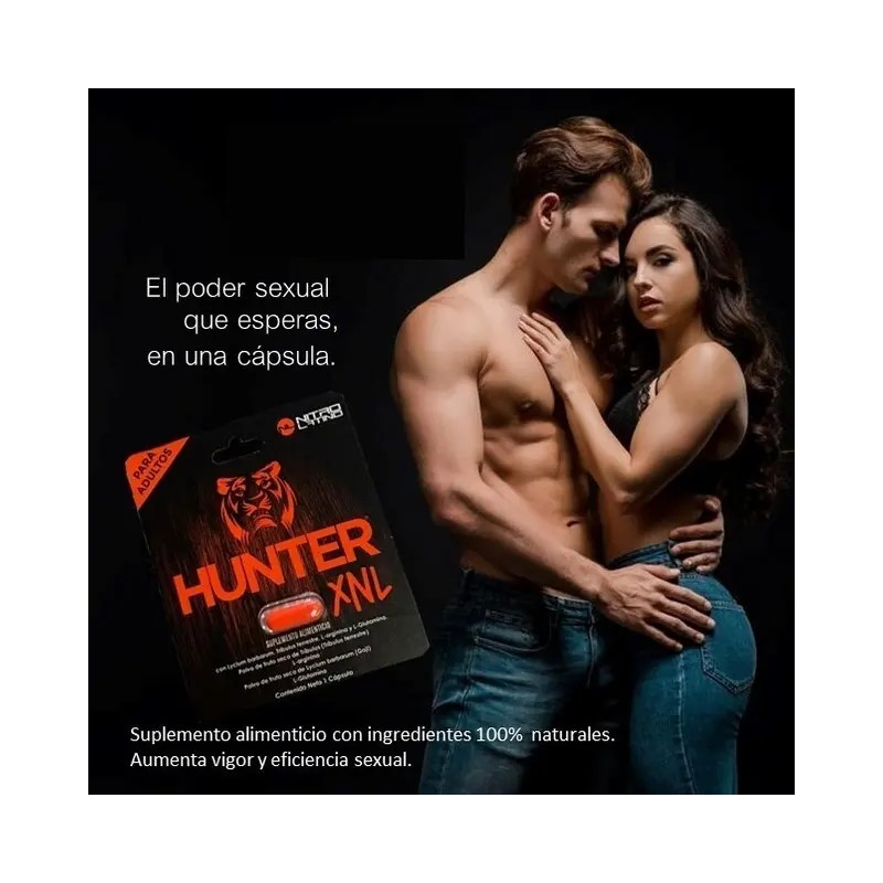 Suplemento Nutricional Cápsulas Nitro Latino Hunter Xnl 500mg Energizante
