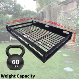 TMQZLN For Resin Shelf Accessory Outdoor Sheds Storage,16" x 9.8" x 2",with EZ Bolt Assembly,Wall Mount Tool Organizer,Space-Saving Shelf for Outdoor Storage Sheds