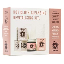 Lyonsleaf Hot Cloth Cleansing Kit with Beauty Balm & Face Cloths, Vegan