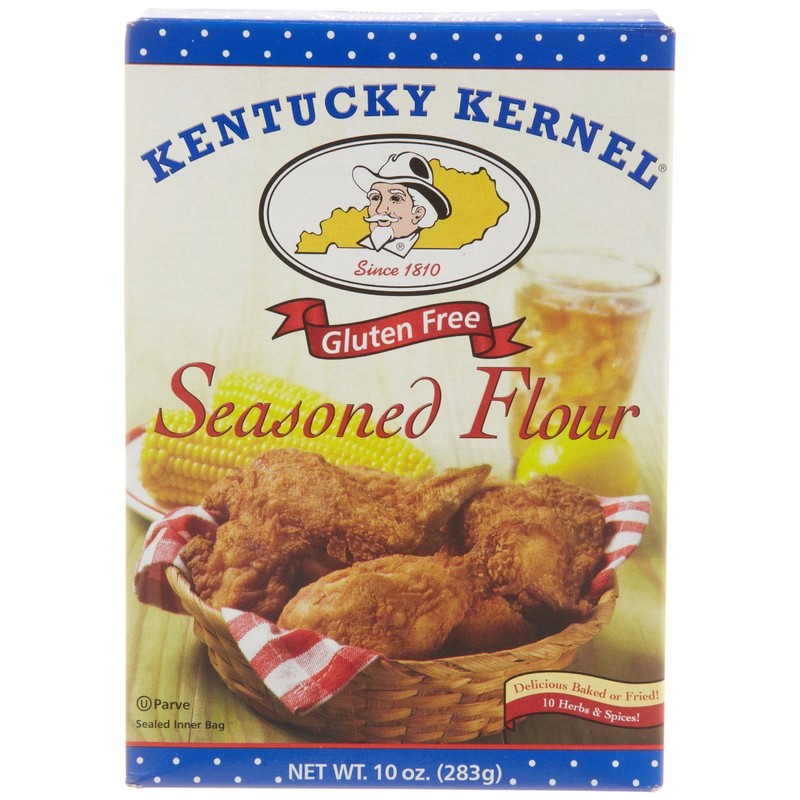 Kentucky Kernal Flour Seasoned Gluten free, 10 OZ(Pack of 3)