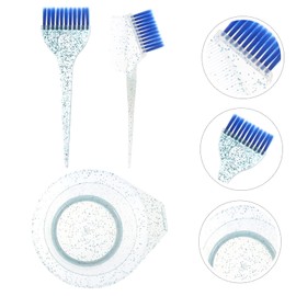 Ipetboom 1set Hair Coloring Brush Set Mixing Bowl Soft Hair Dye Tools for Home and Salon Use Reusable and Easy to Clean for DIY Coloring and Brightening