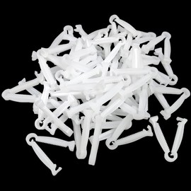 Good news 100pcs Disposable Umbilical Cord Clamp,Pig Umbilical Cord Clamp for Animals Puppy Kittens Cow Livestock Sheep, White