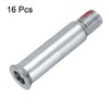 uxcell 16 Pcs Inline Skate Axle Spacer Screw Replacement, Roller