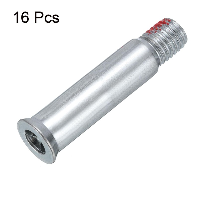 uxcell 16 Pcs Inline Skate Axle Spacer Screw Replacement, Roller