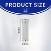 KURUGEILI - Insertos de flecha de aluminio de .244/6.2 mm,