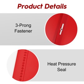 MSSISZD 2-Pocket Folders with 3 Prongs,12-Pack Plastic Folders with Pockets and Prong Holds Letter Size Paper, Plastic Pockets Folder for School, Office and Home, Assorted